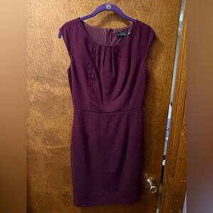The Limited Deep Purple Midi Dress